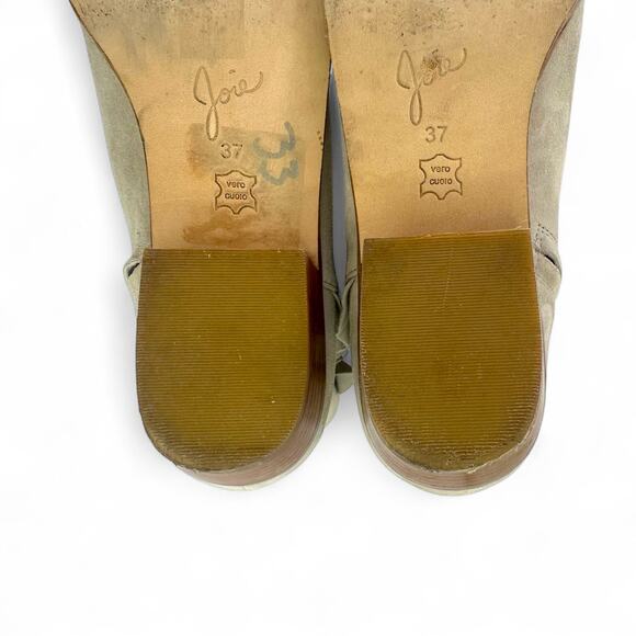 Joie Women's Laleh Bootie Size EU 37 US 7 Pale Gray Chelsea Ruffle Ankle Boot - Picture 8 of 12